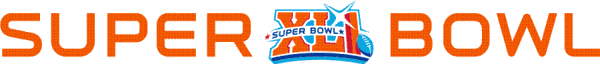 Super Bowl XLI Wordmark 02 Logo vinyl decal